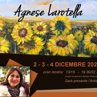 A Ospedaletti mostra di pittura di Agnese Margherita Larotella (Foto)