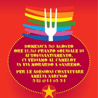 ANPI Sanremo, pranzo solidale il 30 agosto al ristorante Camelot per sostenere le future iniziative