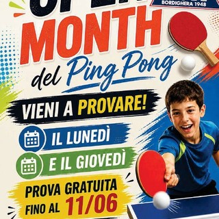Ping Pong per Tutti – Open Day al GSTT Bordighera.