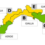 Allerta gialla per temporali in Liguria: interessate le zone interne e il centro regionale dalle 18 alle 23:59 di oggi