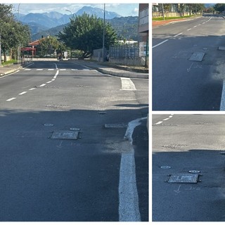 Camporosso, "avvallamenti davanti al Brico": Morabito chiede un intervento urgente (Foto)