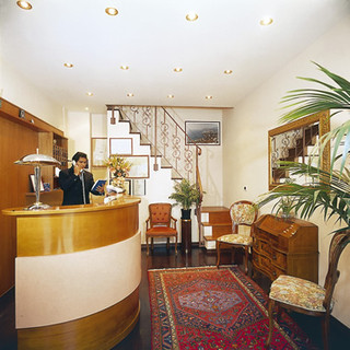La hall dell'Hotel Cortese