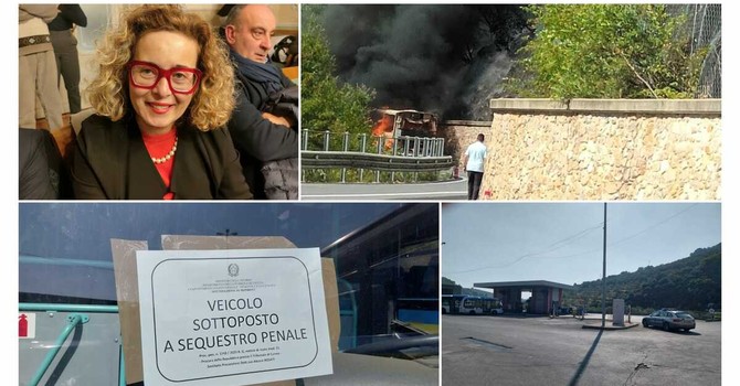 In alto l'amministratrice di Riviera Trasporti Piemonte Nicoletta Cristiani
