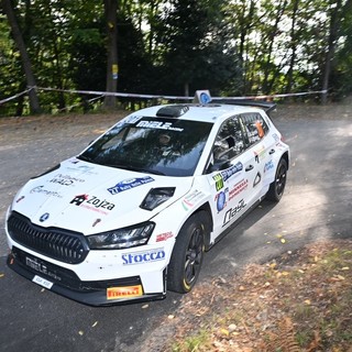 Al Rally delle Palme, a metà gara, Varetto cala il tris